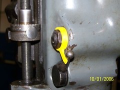 bridgeport milling machine parts brake lever holder