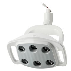 9W Dental 6 LED Lamp Oral Light Ra90 Lamp For Unit Chair 22MM / 26MM