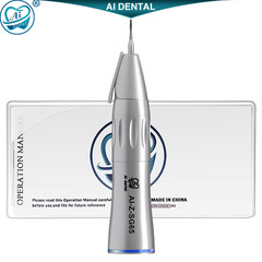 Dental 1:1 Direct Drive Straight Implant Handpiece Non-Optic External Cooling