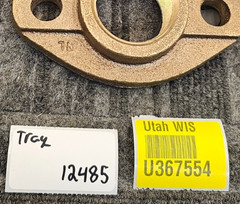 McDonald Brass Meter Coupling Flange, 5-3/4 in. Overall Length