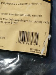 UNCLE MIKE’S LAMINATED RADIO CASE – SWIVEL BELT LOOP #8898-1 SIZE 1 NOS