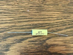 New 2000v MPT Axial Film Capacitors 2kv at .01 .022 .033 .047 .05 .1 uf