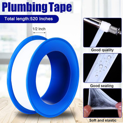 200 Rolls PTFE Tape 1/2 X 520 Inches Plumbers Waterproof Sealant Plumbing Tape f