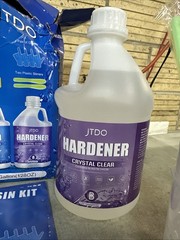 NEW JTDO Epoxy Resin Kit Crystal Clear Conforms To ASTM D4236 1 Gallon (128oz)