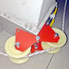 Lifting Pulley System Roof Top, Rope Block and Tackle Pulley System for Lifting