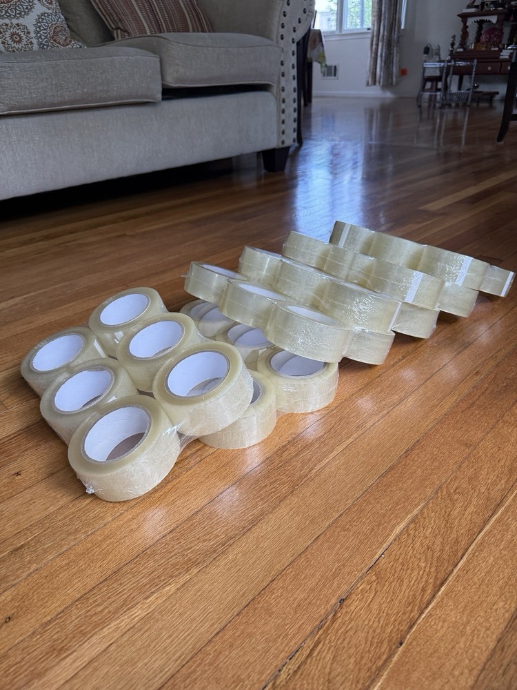36 rolls – Packing Tape Clear, 110 Yards per Roll – 2″ Wide x 2.0 mil Thick