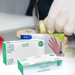 100 Pcs Latex Gloves Single Use Powder Free Wholesale Ship Fast US