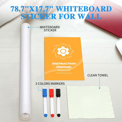 White Board Wallpaper, White Board Roll, Stick on White Boards for Wall Office