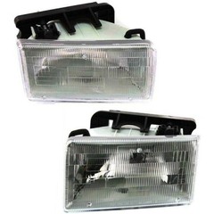2Pcs Halogen Clear Lens Headlights Dodge Dakota LE Base Sport SLT 91-96 55054715