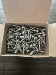 Sheet Metal Screws #10 X 1″ Pan Head Phillips, 2 Boxes Of 100 each