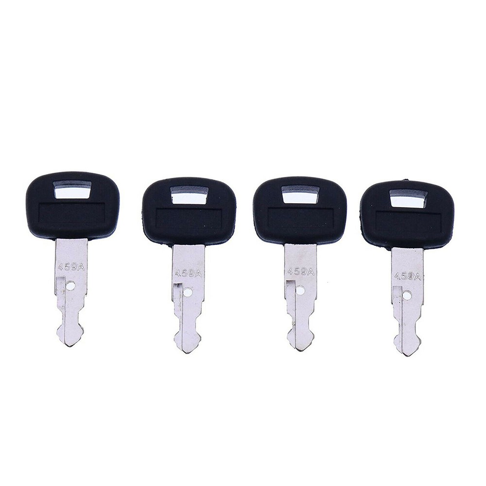 4 Keys 459A RC461-53930 For Kubota Mini Excavator Skid Steer Loader SVL75