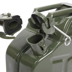 2.6 Gallon Fuel Can Backup Steel Tank Fuel Gas Gasoline Can with Pouring Spout
