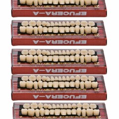 5 Sets Denture 23# Shade A2 Acrylic Resin Full Set Teeth Upper Lower Dental US