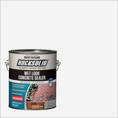 Rust-Oleum 317927 RockSolid Wet Look Concrete Sealer, 1 Gal., Clear