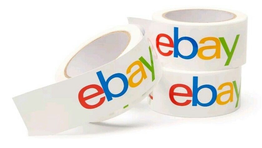 Classic – Official eBay Branded Packaging Tape Shipping Packing Partial roll