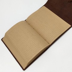 Timeless Genuine Leather Notebook – Perfect Gift for Writers & Travelers, 5×7 in