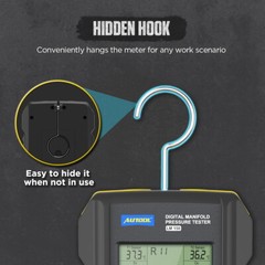 Refrigeration Digital Manifold Gauge Set AC HVAC System Vacuum Pressure Tester