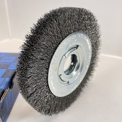 EDP 81115 6” Wire Wheel Brush 2”, 1-1/4″, 1″, 7/8″, 3/4″, 5/8″, 1/2″ 6000 RPM