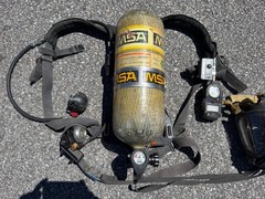 MSA Firehawk 2216 PSI SCBA 2002 NFPA Harness 2010 2216 Tank & Ultra Elite Mask