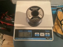 Nassau pure white water rosin solder Pedigreed AT&T Western Electric 1LB
