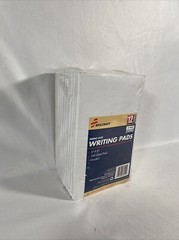 Lot of 12 Skilcraft Legal Size Writing Pads 5″x8″ 100 Sheet Pads Legal Unruled