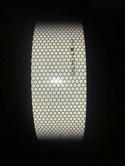SOLAS Grade Marine Reflective Tape Silvery White Waterproof Glass Bead