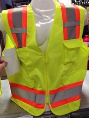 XXXL ANSI CLASS 2 Bordered Reflective Tape/ High Visibility Safety Vest