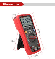 UNI-T UT61E+ True RMS Digital Multimeter AC DC LPF ACV NCV Cap Ohm Freq Test USB