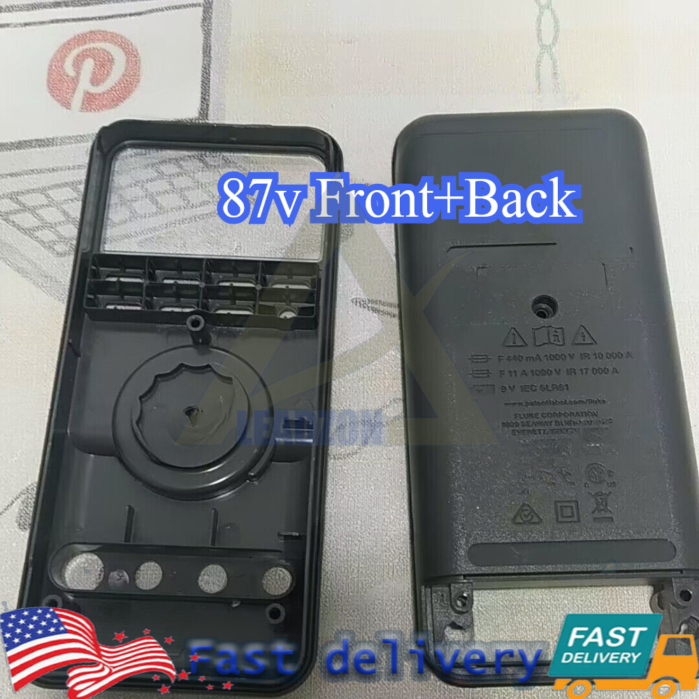 1 SET Fluke 87V 87-V 87-5 Front Case Top Cover+ Back Bottom Cover Case Fast Ship