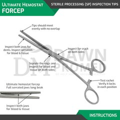 2Pcs Set 8″ + 10″ Straight Hemostat Forceps Locking Clamp Fishing Plier German G