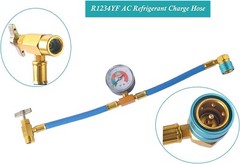 Self-Sealing 134 a/ 1234 yf A/C Can Tap Gauge Hose Recharge AC Conditioning