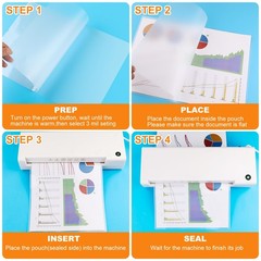 CAREGY Thermal Laminating Pouches, 300 300PACK-3Mil (9 x 11.5Inches), Clear