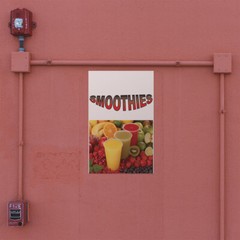 Door Decals Vertical Vinyl Stickers Multiple Sizes Smoothies with Image Vinyl