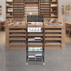 4 Tier Retail Snack Candy Display Rack Stand Display Organizer Basket Holder