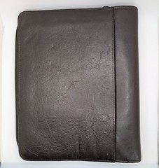 Franklin Covey Zip Planner 7 Ring – Full Grain Leather Dark Brown 8×10 Binder