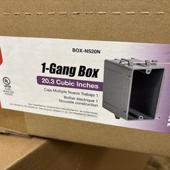 10 PACK- Gardner Bender 20.3 cu In 1-Gang New Work Electrical Switch/Outlet Box