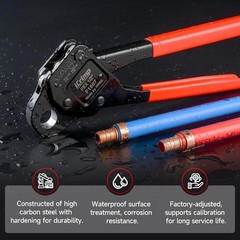 iCrimp 1/2-inch Angle Head PEX Crimping Tool – Ergonomic Design for Tight Spaces