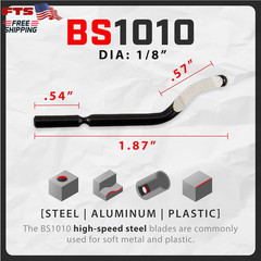 AFA Deburring Tool with 2 Countersink Reamers 10 Blades Metal PVC