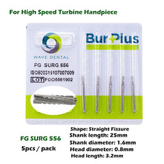 Wave Dental Surgical Burs Long Carbide Bur 25mm 557 557L FG 4 6 330 High Speed
