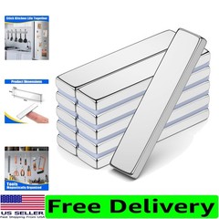 10Pcs Heavy-Duty Neodymium Magnets – Rectangular Craft and Office Solutions