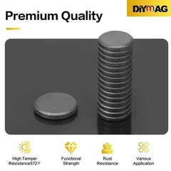 40PCS Strong Adhesive Round Magnets for Fridge Whiteboard Crafts