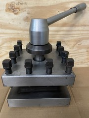4 WAY TOOL POST 7-1/2″ x 7-1/2″ – For LARGE LATHE –