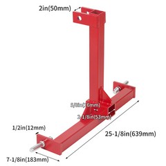 Category 1 Drawbar Tractor Trailer Hitch Receiver 3 Point Attachment Standard