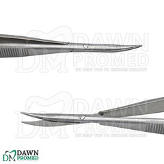 Castroviejo Scissors Curved 4.5″ Micro Surgery Ophthalmic Surgical Instrument