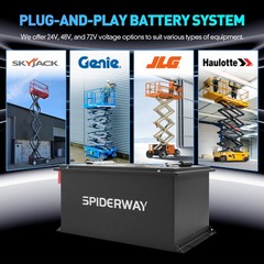 24V 150Ah Scissor Lift LiFePO4 Lithium Battery For Skyjack SJIII 4626 4632 3219