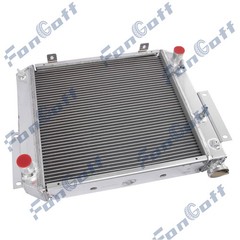 3 Rows Full Aluminum Radiator For Hyster Yale H25XM H35XM Forklift 912495601 USA