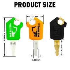 New 9PCS CAT Caterpillar 5P-8500 Heavy Equipment Ignition Keys 5P8500 Excavator