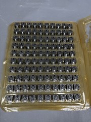 Lot of 100 Mini-DIN 8 Pin Female Panel Mount Connectors PCB Through Hole Socket