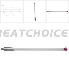 A-5000-3712 For Renishaw CMM Probe Stylus 100mm/Ceramic Stem 6mm Ball Tip