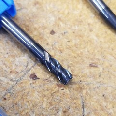TUP T450 End Mill Cutters for CNC Engraving/Milling – Lot of 5